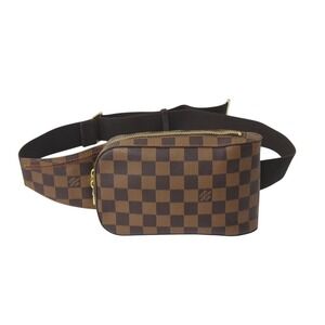 LOUIS VUITTON Geronimos Damier Canvas Brown Shoulder Bag